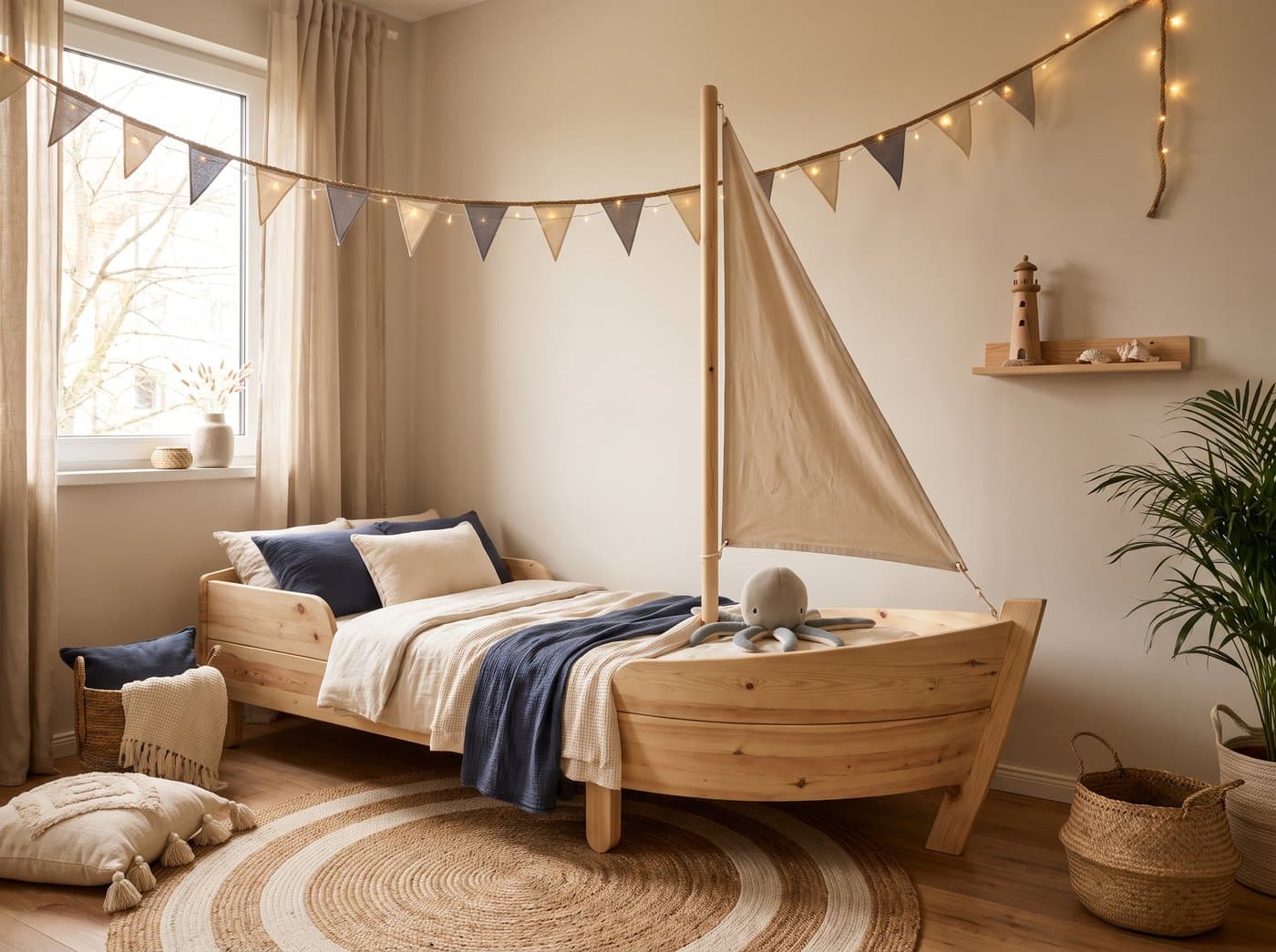 Piratenboot Bed Hout, handgemaakt op maat | Uitgezaagd.nl
