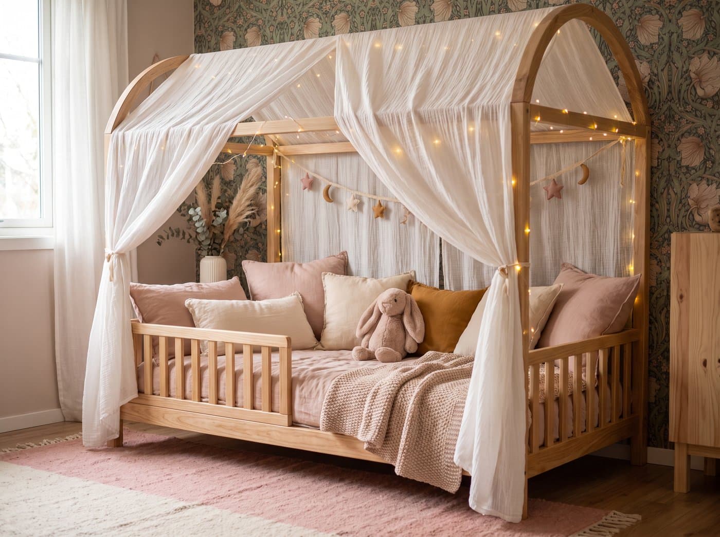 Prinsessen Bed Hout, handgemaakt op maat | Uitgezaagd.nl