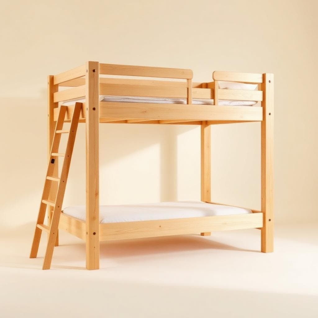 Houten hoogslaper kind op maat