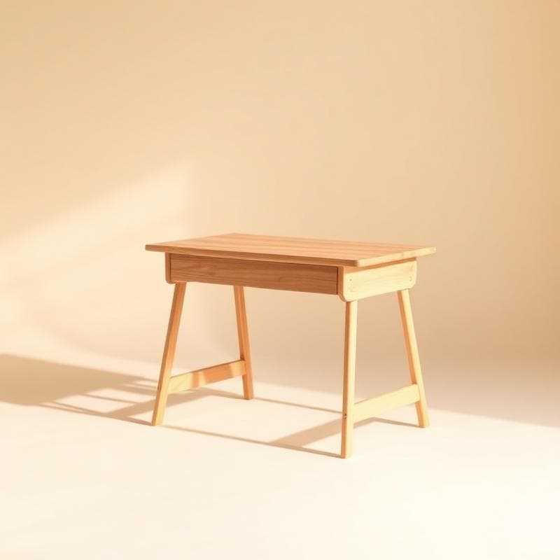 Kinderbureau "De Berk" — Houten kindermeubel op maat