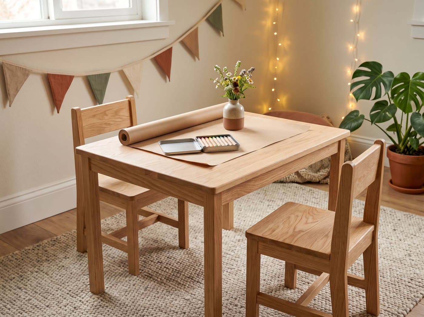 Kindertafel met Stoeltjes
