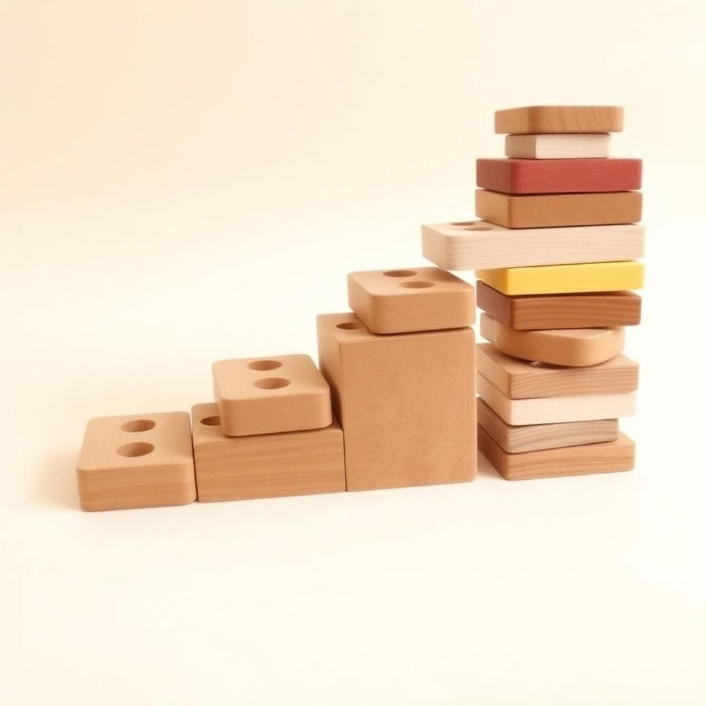 Stappenpiramide Hout