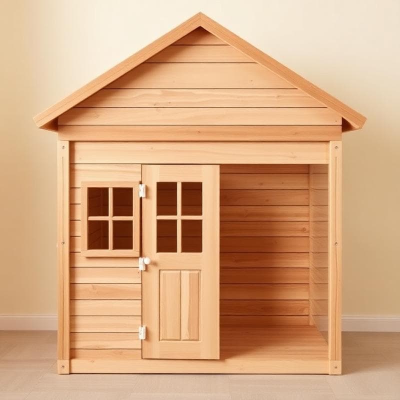 Speelhuisje Binnen — Handgemaakt houten kinderopvang op maat | Uitgezaagd.nl