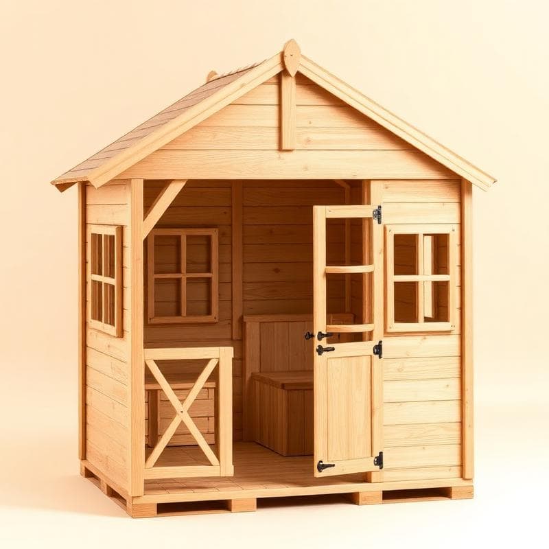 Speelhuisje Buiten — Handgemaakt houten kinderopvang op maat | Uitgezaagd.nl