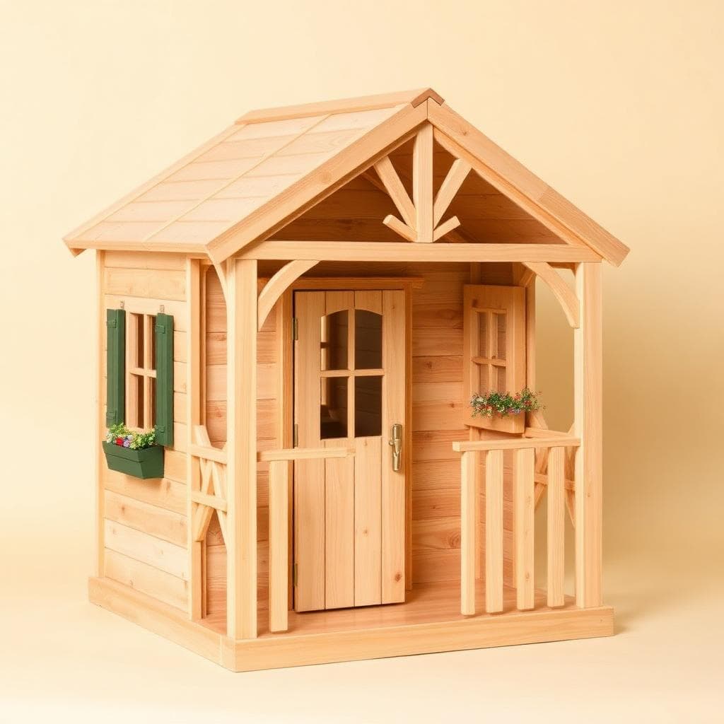 Speelhuisje met Veranda