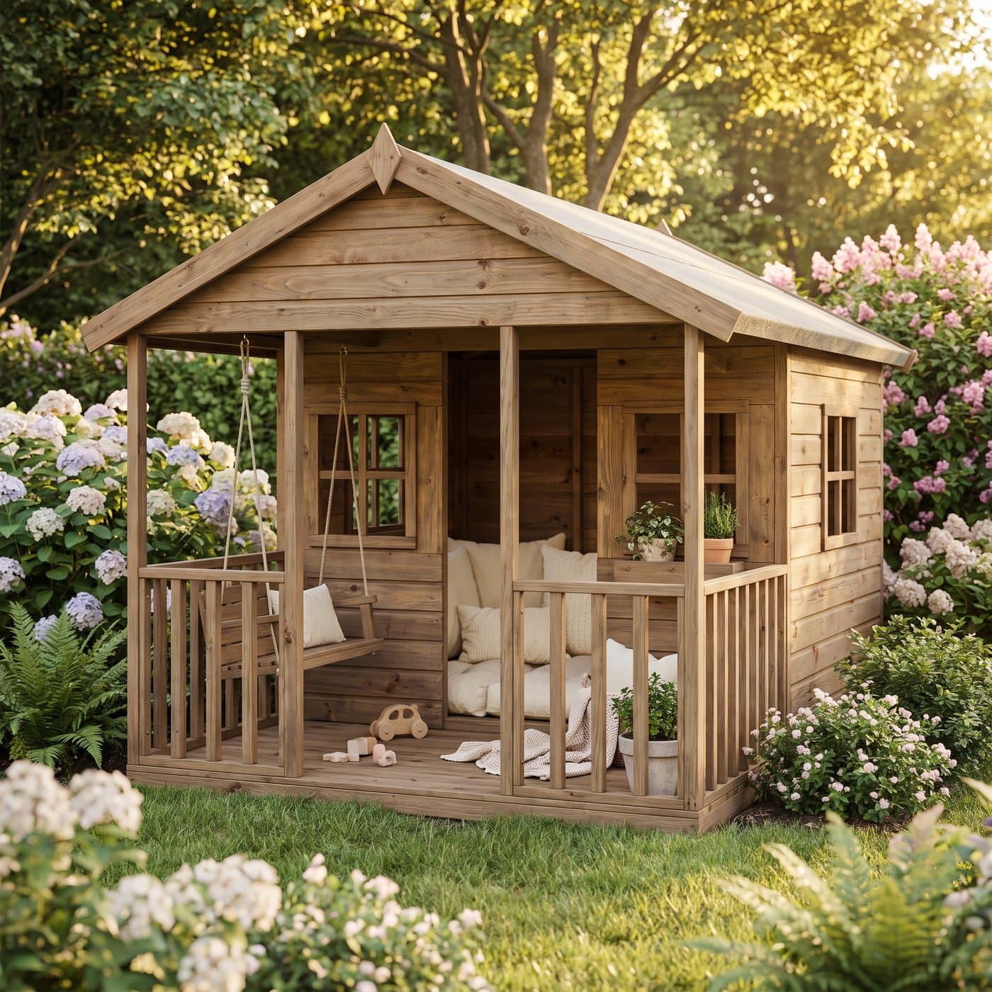 Speelhuisje met Veranda