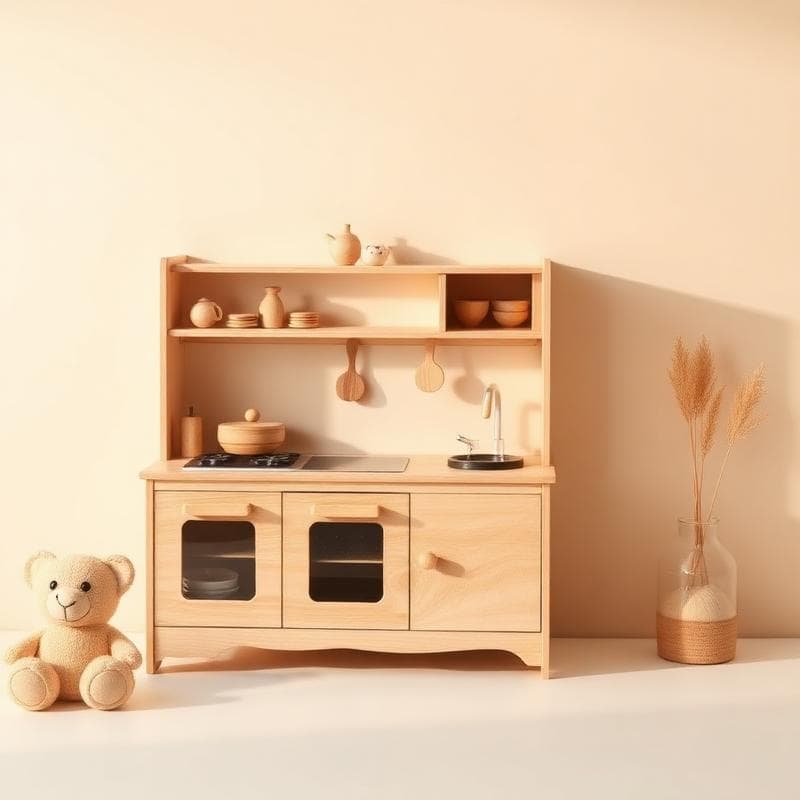 Steigerhouten speelkeuken voor kinderen