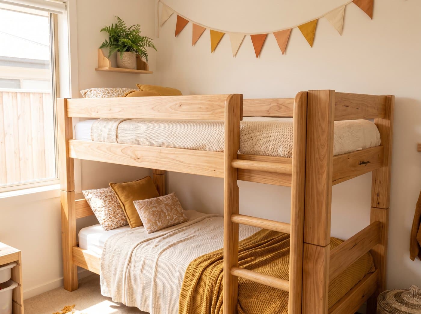Houten bedjes voor kinderopvang