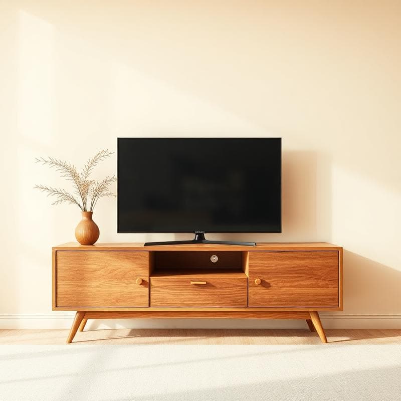 TV-meubel Eiken — Houten meubels op maat