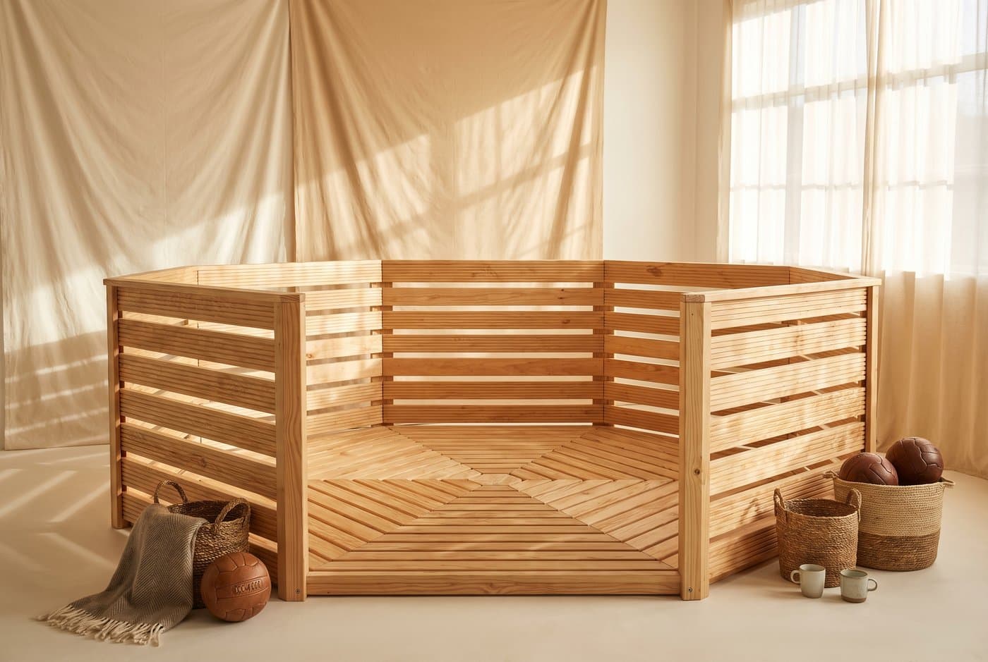 Houten Panna Kooi